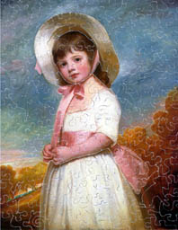 Wooden Jigsaw Puzzle Photo of Miss Juliana Willoughby