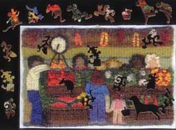 Wooden Jigsaw Puzzle Photo of Philadelphia Italian Market